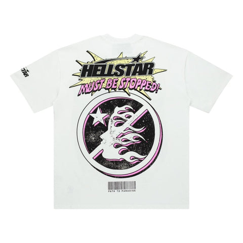 Hellstar Vintage Letter Graphic Oversized T-Shirt