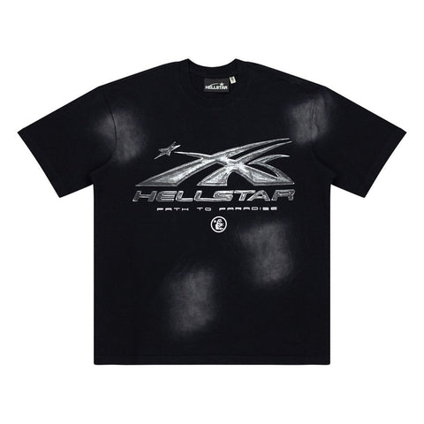 Hellstar Sports Graphic Logo Oversized Cotton T-Shirt
