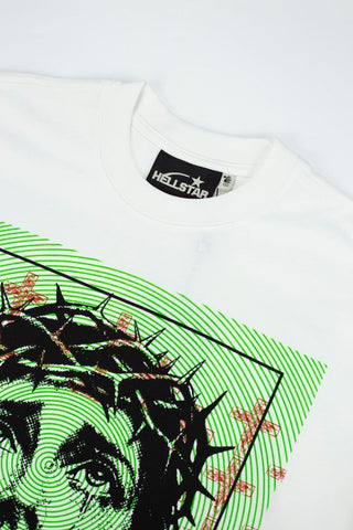 Hellstar Jesus Portrait Graphic Oversized T-Shirt