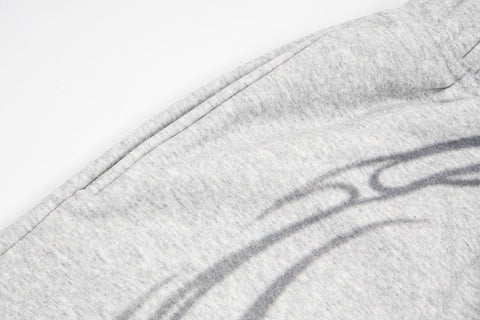 Hellstar High-Definition Graphic Sweatpants (Grey)