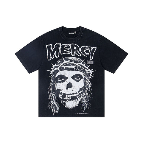 Hellstar Ghost Graphic Washed Short Sleeve T-Shirt