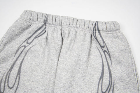 Hellstar High-Definition Graphic Sweatpants (Grey)