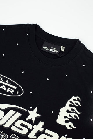 Hellstar Studios Large Logo Graphic Oversized T-Shirt - Black
