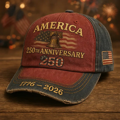 United States 250th Anniversary Vintage Baseball Cap (1)