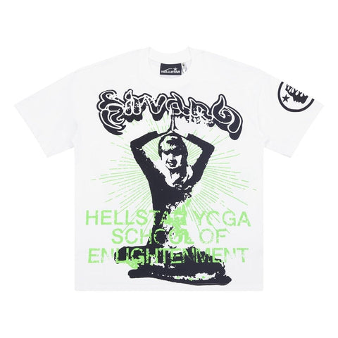 Hellstar Studios Yoga Graphic Oversized T-Shirt