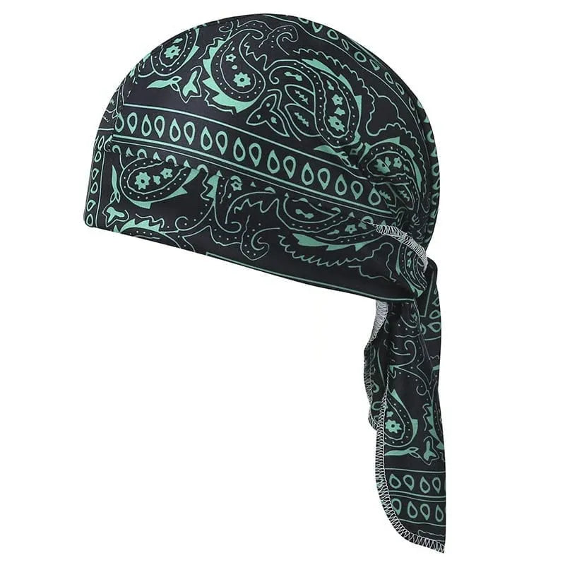 Unisex Paisley Tie-Back Sports Cap (1)