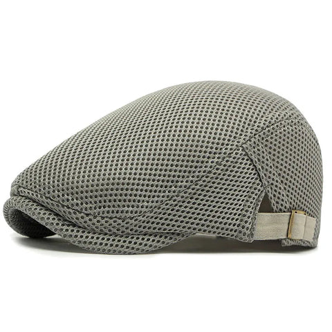 Men’s Breathable Mesh Flat Cap (17)