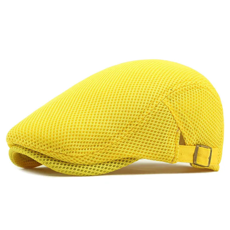 Men’s Breathable Mesh Flat Cap (20)