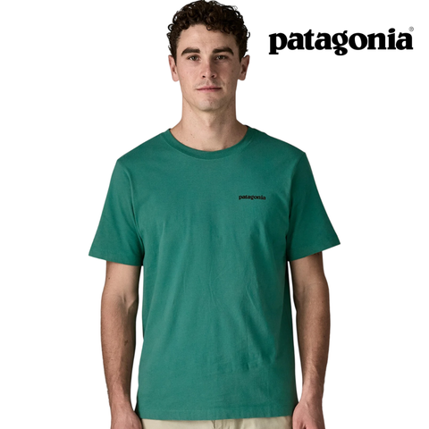Patagonia Men P-6 Logo T-Shirt - Gem Green