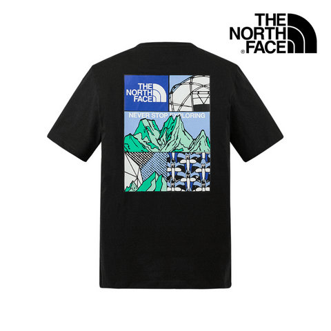 The North Face Unisex TDC Mountain II SS Tee Graphic - AP TNF Black